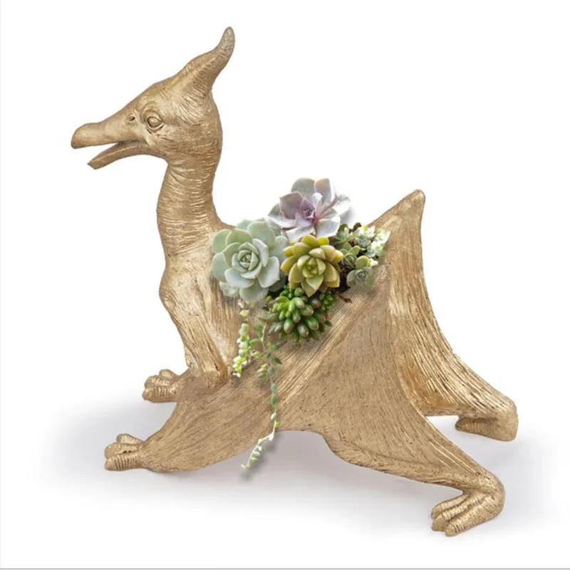Цветочный горшок Pterodactyl Dragon комнатные суккуленты декоративные горшки для