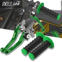 dirtbike handle grips handlebar grip brake clutch lever for kawasaki klx125d klx125 d tracker 2010 2011 2012 2013 2014 2015 2016
