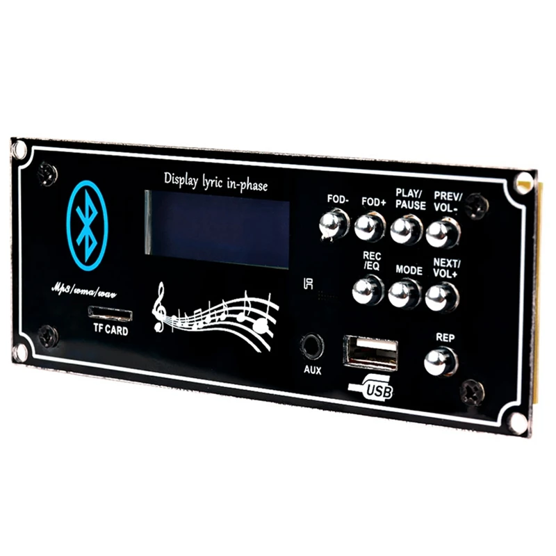 2 1 Bluetooth Автомобильный декодер плата MP3 плеер декодирующий модуль с USB Aux DIY для