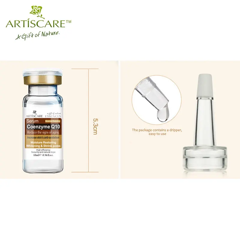 Коэнзим ARTISCARE Q10 сыворотка анти старение Отбеливание и минимизация пор эссенция