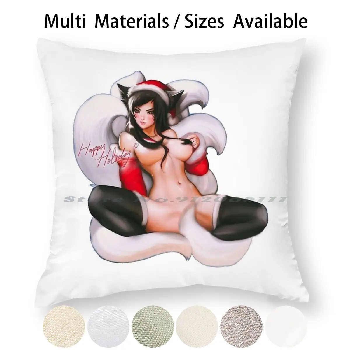 Наволочка на подушку Лига Легенд из хлопка и льна | Дом сад