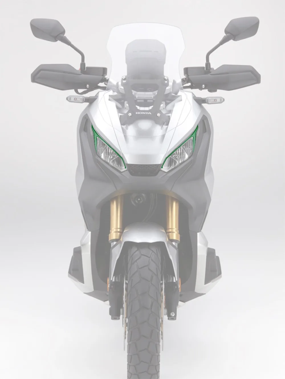 Подходит для Honda X-ADV XADV 750 adv фары украшения мотоцикл наклейка на фары 3D Наклейка на фары неглубокие брови
