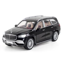 1 24 alloy car model collection diecast toy vehicle off road sound and light doors open pull back return car toy for boys gifts