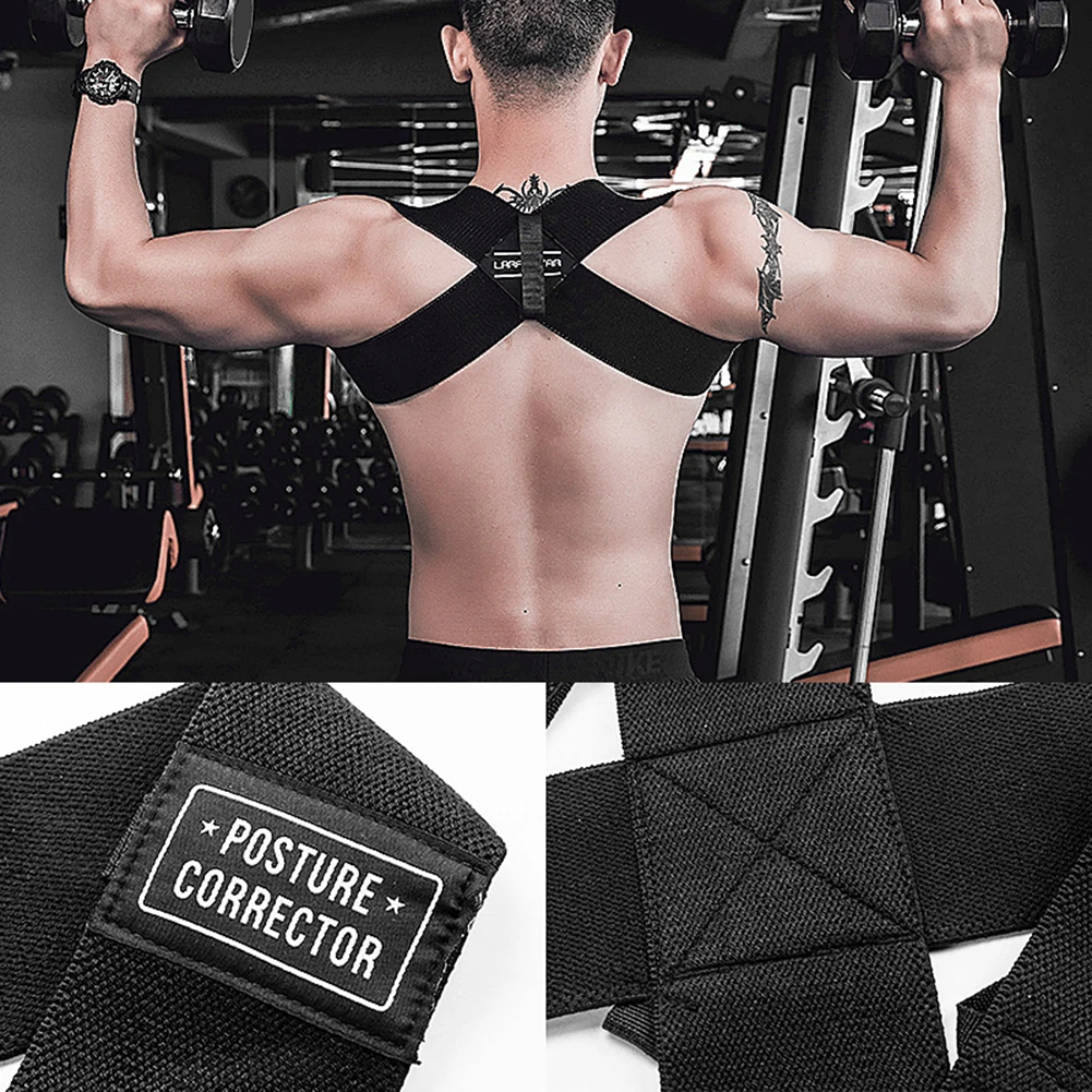 

X-shaped Clavicle Spine Posture Corrector Adult Women Men Shoulder Back Brace for Effective Working-out Accessories