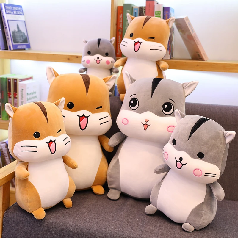 

Nice New Little Lovely Hamster Mouse Plush Dolls Stuffed Cartoon Animal Rat Warmly Hand Pillow Kids Toys For Girls Birthday Gift