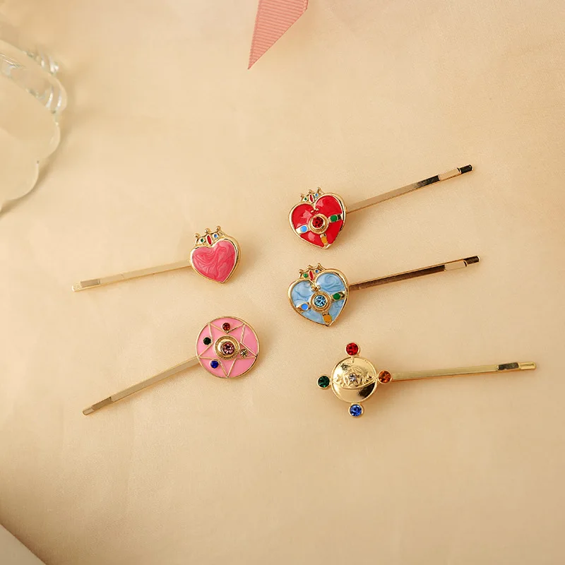 Sansummer 2019 Новинка Горячая Мода девушка мультфильм сердце стразы мечта личность