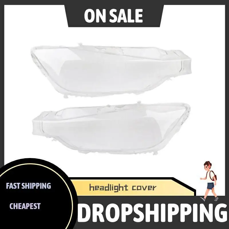 2x Автомобильная фара стеклянная крышка объектива для BMW F30 F31 3 серии 2013 2014 2015 2016