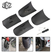 black motorcycle front rear mudguard extender fender splash extension pad for ktm ducati kawasaki benelli honda harley bmw parts
