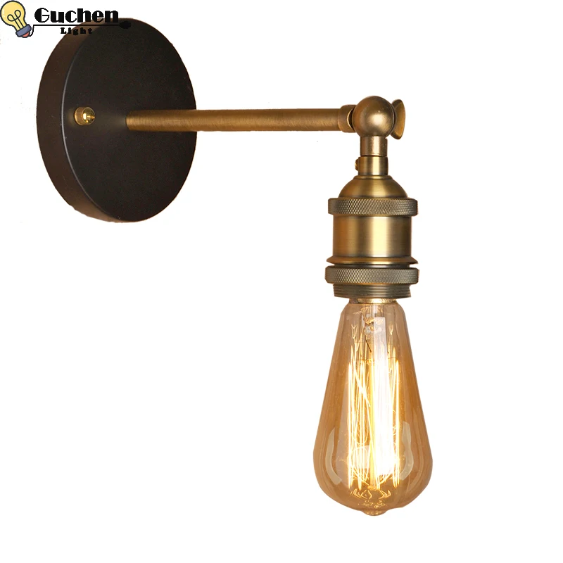 Промышленный медный Железный настенный светильник винтажный Ретро s Лофт