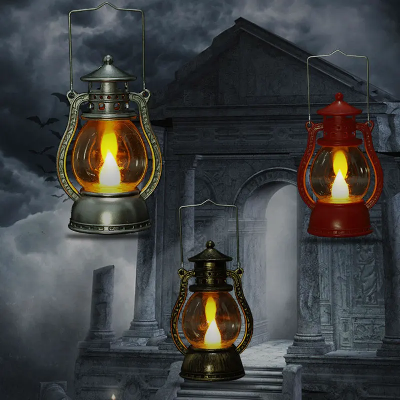 Новый год светодиодный фонарь портативный светильник беспламенный подвесной с