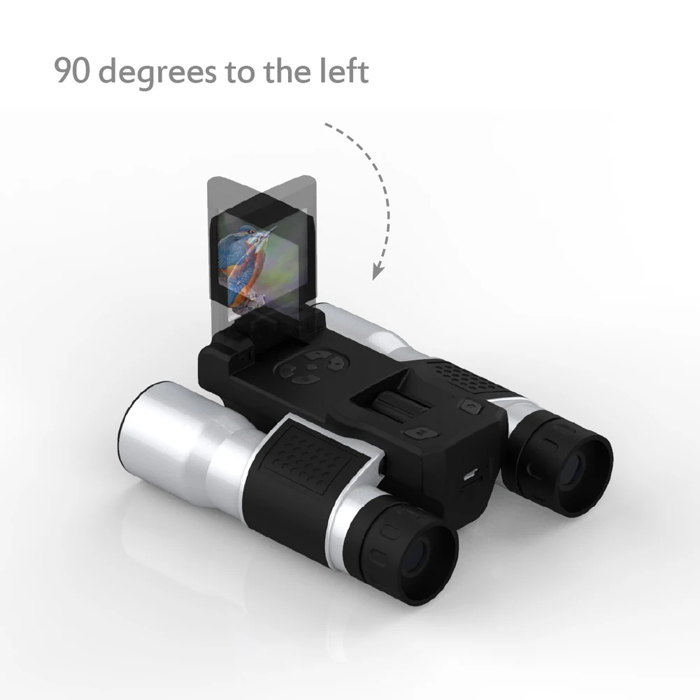 W32 Digital Telescopes Camera 2 in 1 270° Rotatable TFT Display 12x Optical Zoom 1080P Video Hunts Fishing Bird Watching |