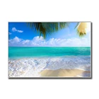 Море плакат с волнами Пейзаж Дерево картина настенные картины современное искусство украшения дома дом Кухня Спальня Ванная комната Декор