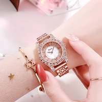 luxury brand ladies watches women watches fashion roman scale ladies quartz watch stainless steel watches female diamond clock