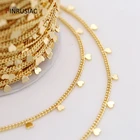 2021 Мода 14 к позолоченная цепочка в форме сердца для изготовления ювелирных изделий 1,6 мм металлические цепочки оптом DIY ювелирные изделия