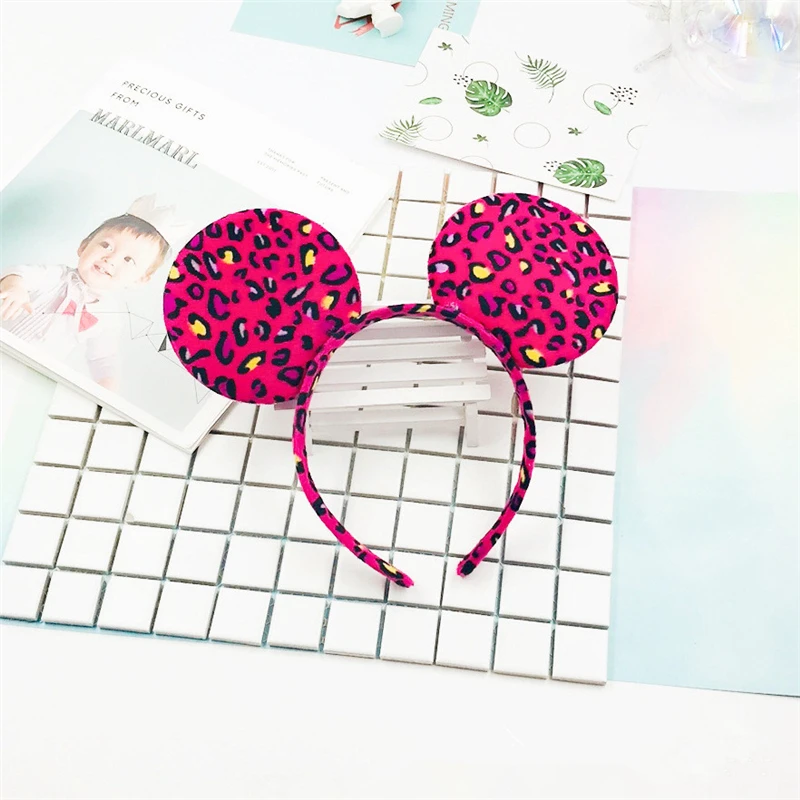 Navidad/повязка на голову с бантиком Минни Микки уши аксессуары для