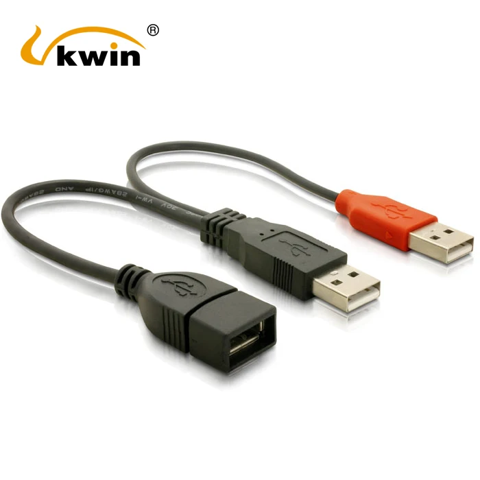 VKWIN USB 2 0 Женский Мужской Двойной сплиттер папа удлинитель для жесткого диска