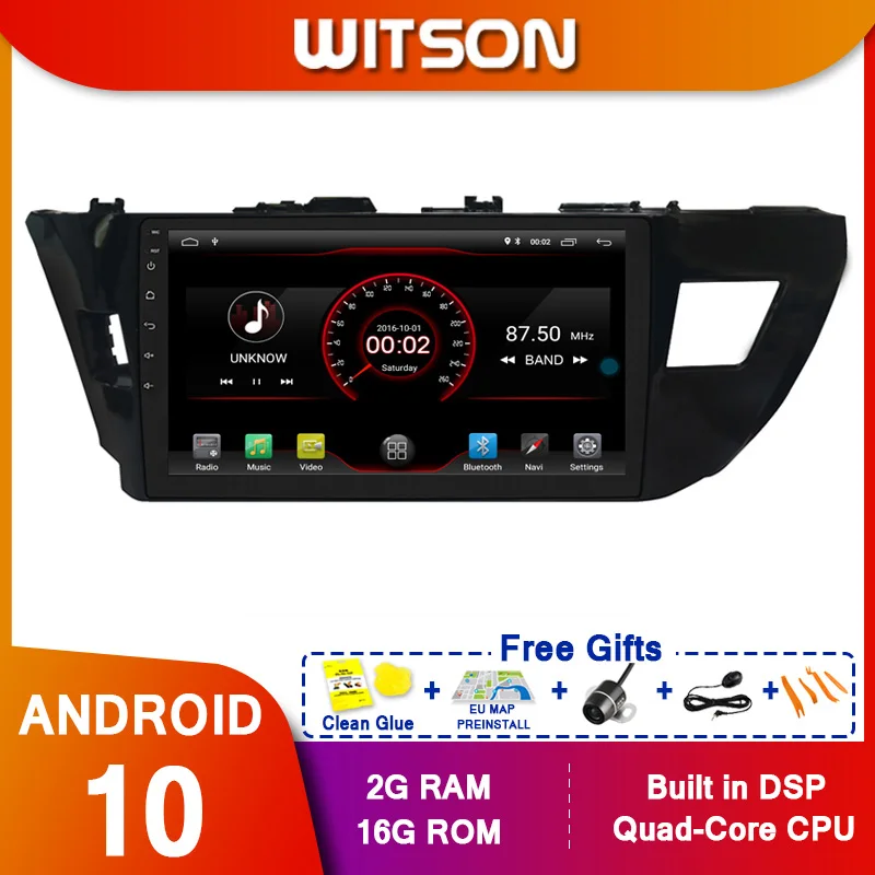 WITSON 10 2 &quotFULL HD сенсорный экран Android Восьмиядерный Автомобильный GPS мультимедийный