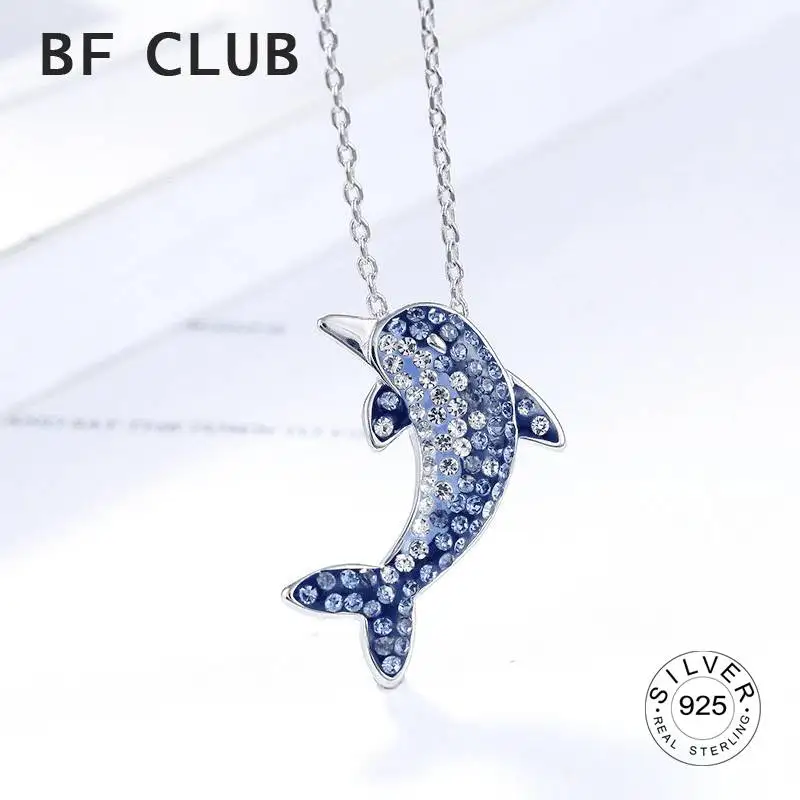 

Ожерелье женское из серебра 925 пробы с животными, короткая цепочка до ключиц, хороший чокер, хороший подарок на Рождество и день рождения