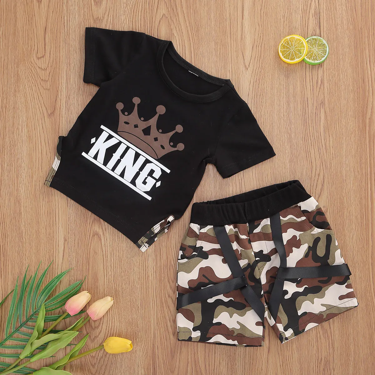 Летняя одежда для малышей Футболки с буквенным принтом маленьких мальчиков +