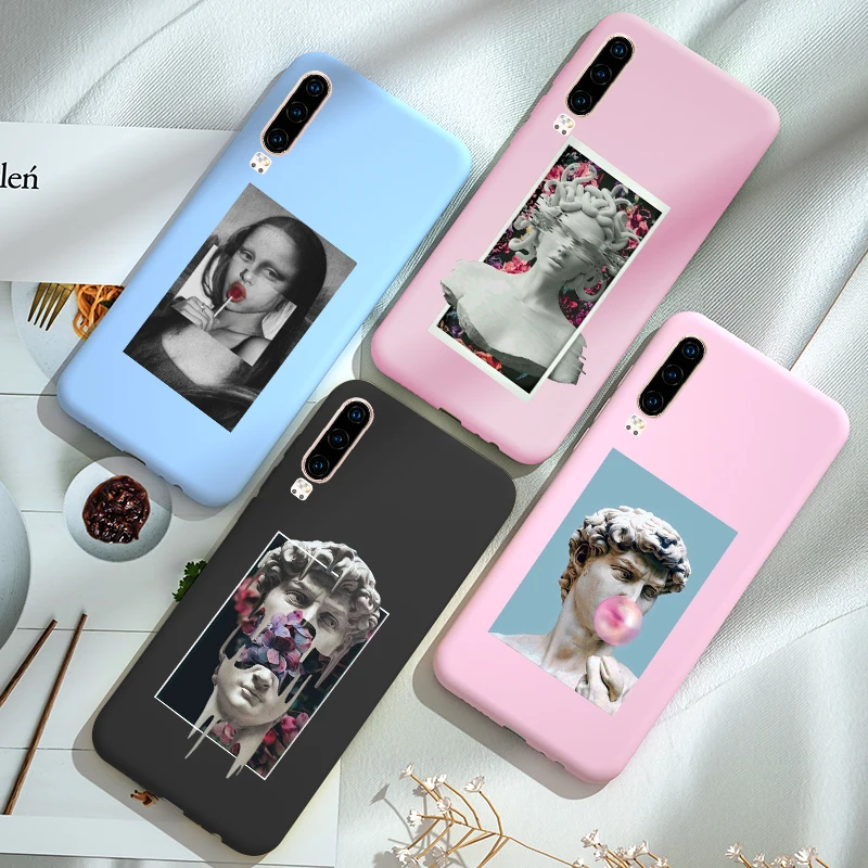 Чехол карамельного цвета для Huawei P Smart Plus 2019 2018 Z P9 P10 P20 P30 Pro Lite мягкий силиконовый