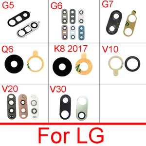 Объектив задней камеры для LG G4 G5 G6 G7 Q6 D850 D851 D852 D855 LS990 стекло задней камеры с наклейкой Запасные Запчасти