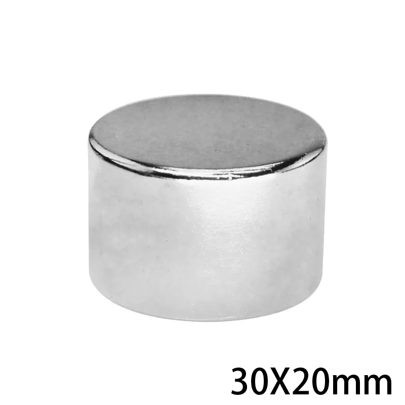 1/2/3/5 шт. 30x20 мм Сильный цилиндр редкоземельный магнит 30mmX20mm Круглые неодимовые