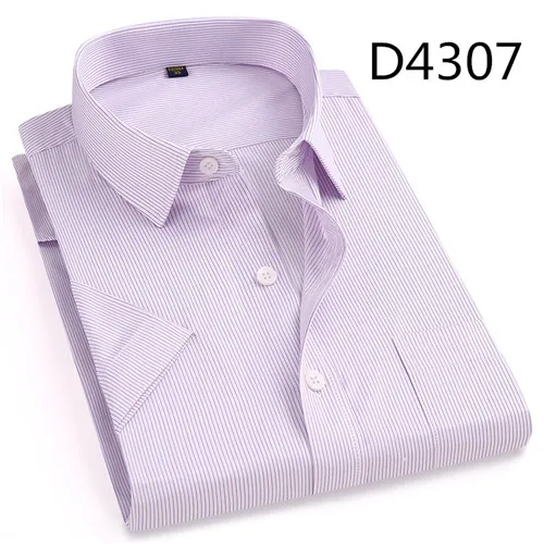 D4307 DAVYDAISY, Новое поступление, летняя мужская рубашка с коротким рукавом, клетчатая, в полоску, модная, для работы, повседневная, мужская, официальная рубашка, DS227 - Цвет: D4307