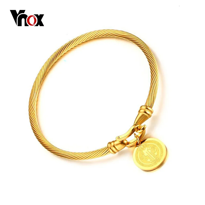 Vnox Сент-бенедиктинский Для женщин Талисманы браслет и Браслеты католицизм