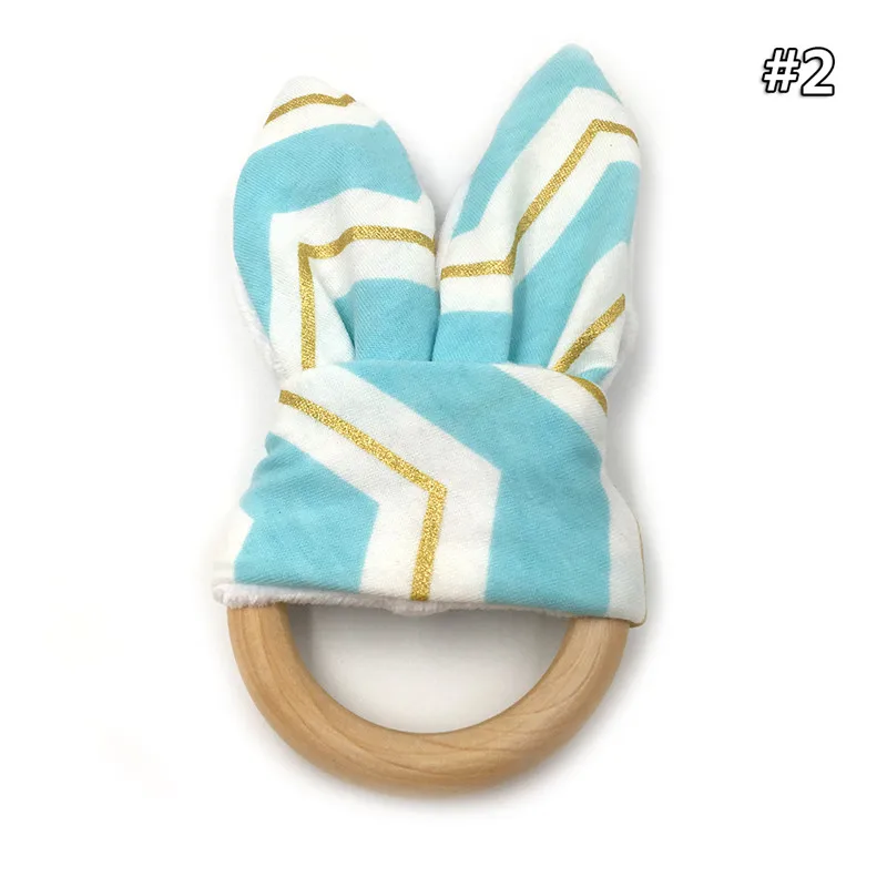 wood teether 2 DIY детские деревянные грызунок в форме уха пищевой бук безопасный органический деревянный цепь 3C Сертификация деревянная детская игрушка-погремушка подарок для новорожденных - Цвет: wood teether 2