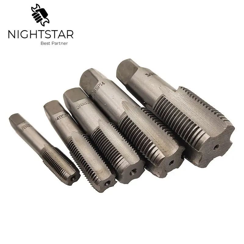 Krachtige 5 шт. HSS коническая труба из металлического крана с резьбой 1/8 &quot1/4&quot 3/8