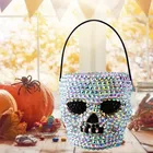 Картина для Хэллоуина, искусство, Череп, ведьма, держатель для конфет