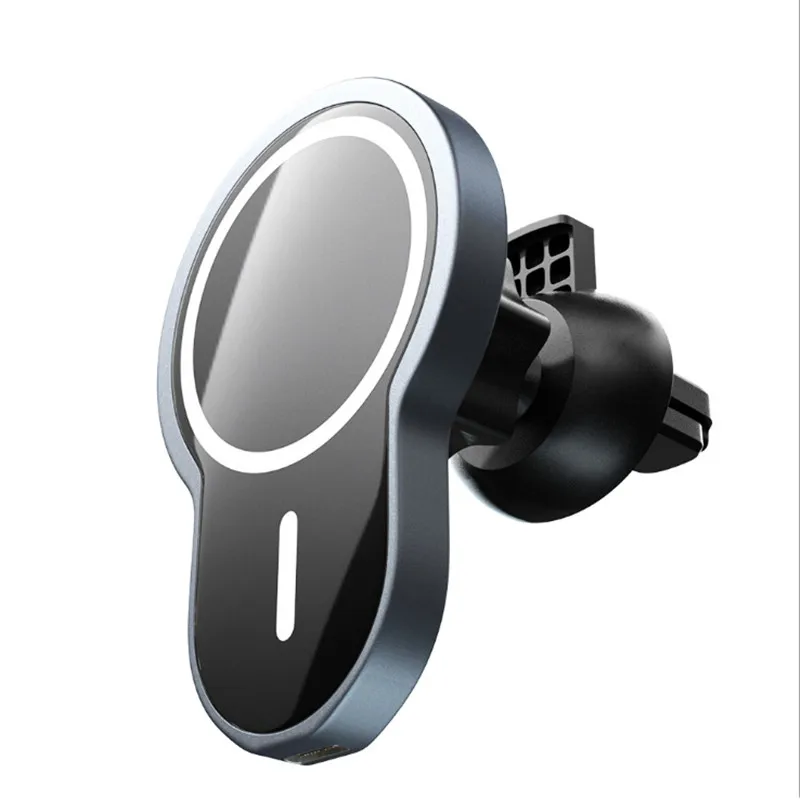 

15W Magnetic Wireless Car Charger Mount For iPhone 12 Pro Max magsafing Wireless Charging Phone Holder Stand For iPhone 12 Mini