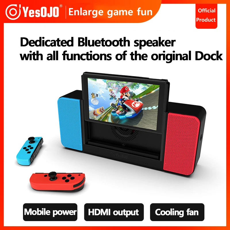 Портативная игровая Bluetooth-колонка двойной Турбовентилятор 3D стерео сабвуфер