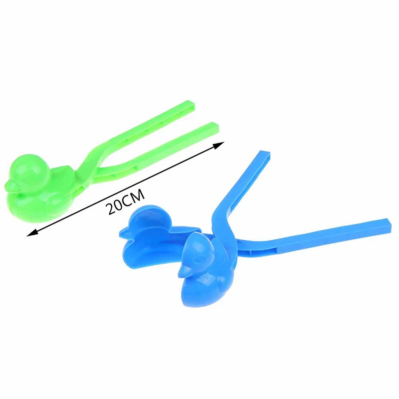 Creative Outdoor Fun& Sports Cartoon Lovely Duck Shaped Snowball Maker Clip Children Outdoor Winter Snow Sand Mold Tool