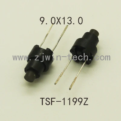 

100PCS 9x13mm Waterproof Momentary Tactical Button Switch Key Button Micro Button Switch Middle 2PIN DIP