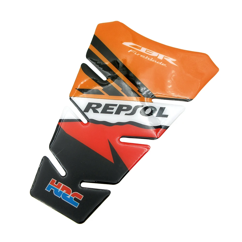 Мотоциклетные 3D резиновые наклейки на бак для Honda HRC CBR CBR1000RR CBR650F CBR600RR CBR500R CBR300R CBR250R