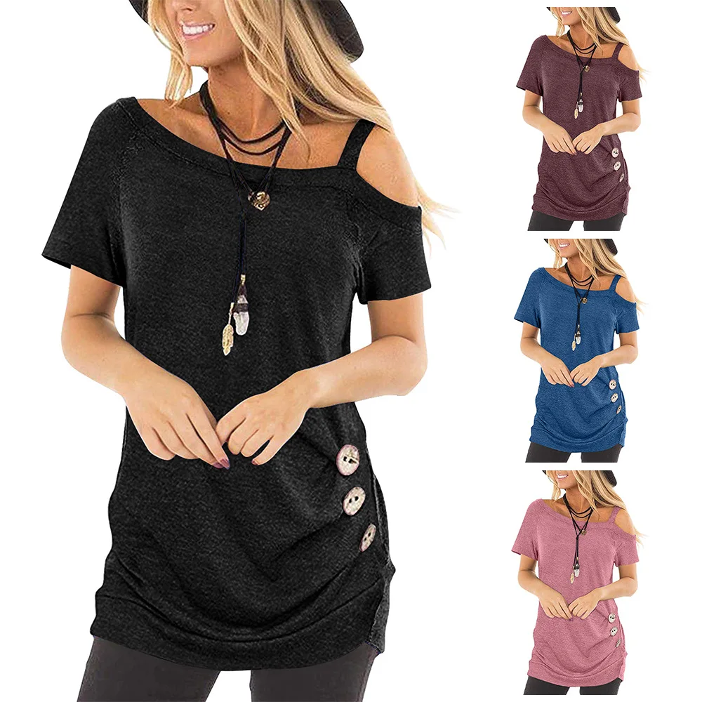 Новинка 2020 Стильная летняя хлопковая футболка Повседневная на бретельках с