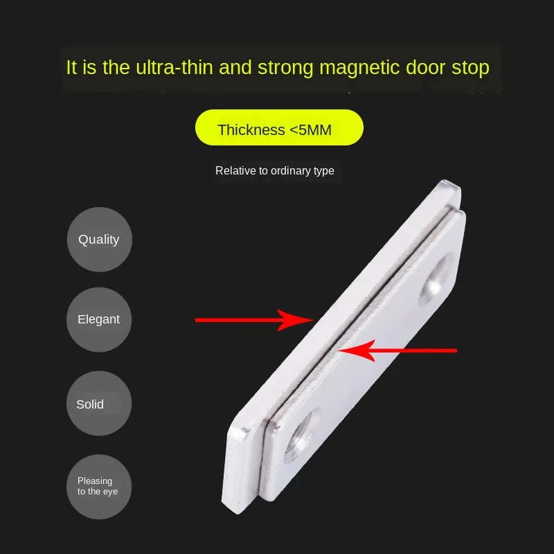 Сверхтонкая невидимая всасывающая дверь шкафа без отверстий миниатюрная с