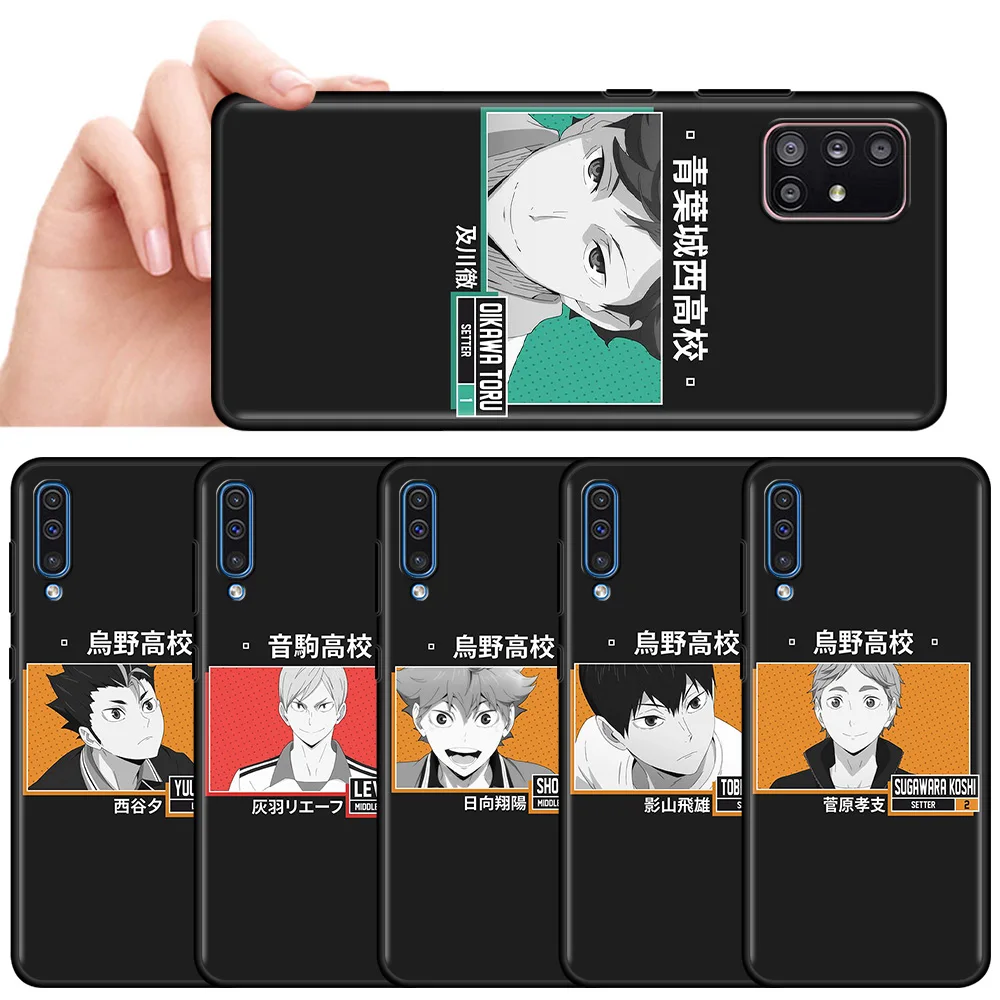 

Haikyuu Volleball Anime Soft Silicone Case for Samsung Galaxy A51 A12 A21s A71 A31 A52 A32 A11 A72 A41 A42 A01 Protection Bag