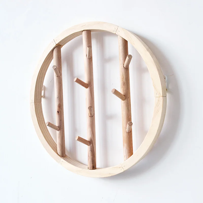 Деревянные настенные крючки декоративный крючок для одежды скандинавский