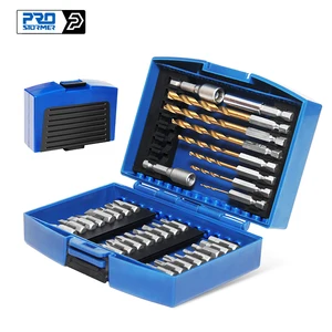 PROSTORMER 34 шт. отвертка и Гайка Набор отверток Phillipsщелевые биты Магнитный мульти инструмент бытовая техника ремонт ручной инструмент