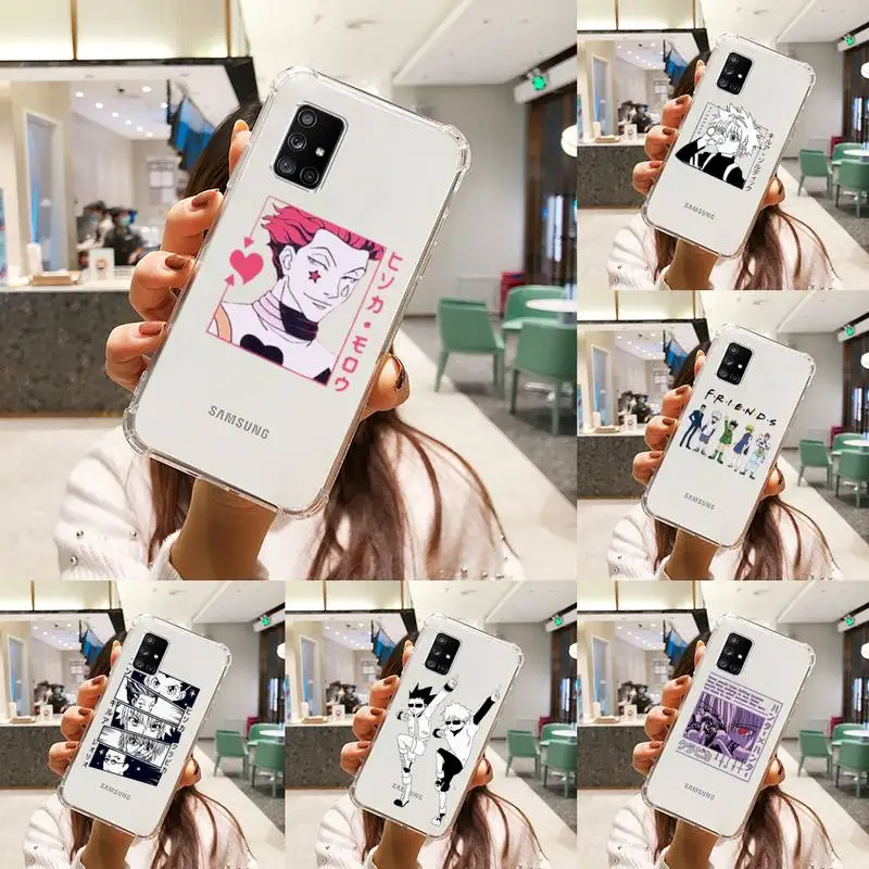 

Hisoka hunter x hunter Phone Case Transparent For Samsung S A M J 21 20 50 30 60 5 7 51 71 90 11 10 J710 e p PLUS Prime 5G