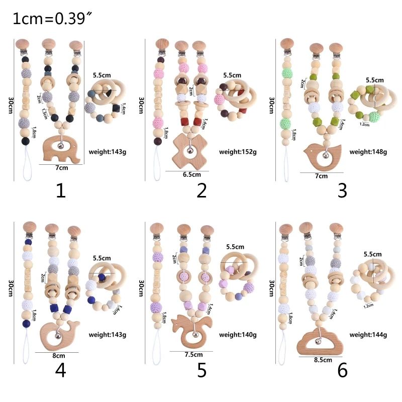 

3Pcs/Set Baby Stroller Hanging Clip Pendant Mobile Rattle Dummy Holder Pacifier M76C