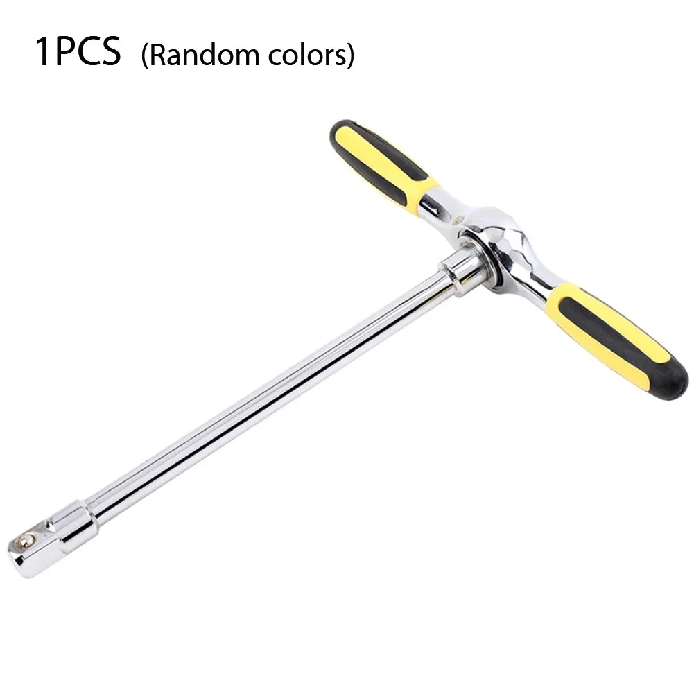 

T-shaped Socket Wrench Type Wrench 12 Fast 45 Teeth Chrome-plated Steel