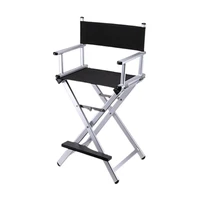 high aluminum frame makeup artist director chair foldable outdoor furniture lightweight portable folding director makeup chair