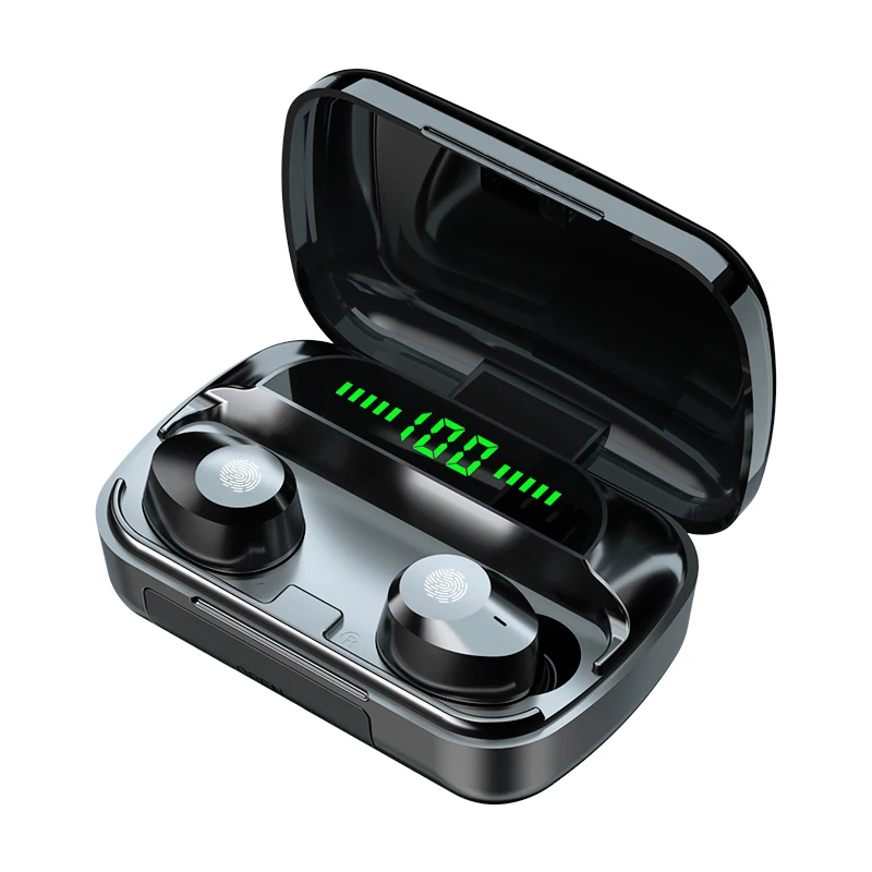 

Wireless Headphones 2000mAh power bank Bluetooth-compatible 5.0 Earphones Sport LED digital display Headset Charging box