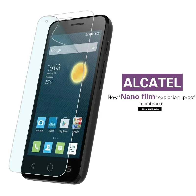 Мягкая нанопленка для Alcatel One Touch 2001 Evolve Fierce Fire Flash OT-985 2 OT-2045X OT-916 4037A 4109X | Мобильные