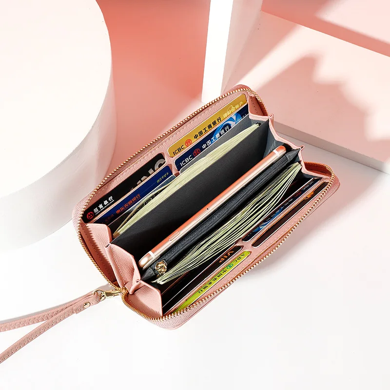 Незаменимые кожаные кошельки для женщин 2020 тонкий Континентальный удобный