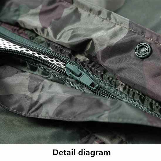 

Male Bicycle Rain Coat Suit Outdoor Adult Waterproof Camouflage Rain Coat Anti-seepage Motorcycle Regenjas Rain Gear L