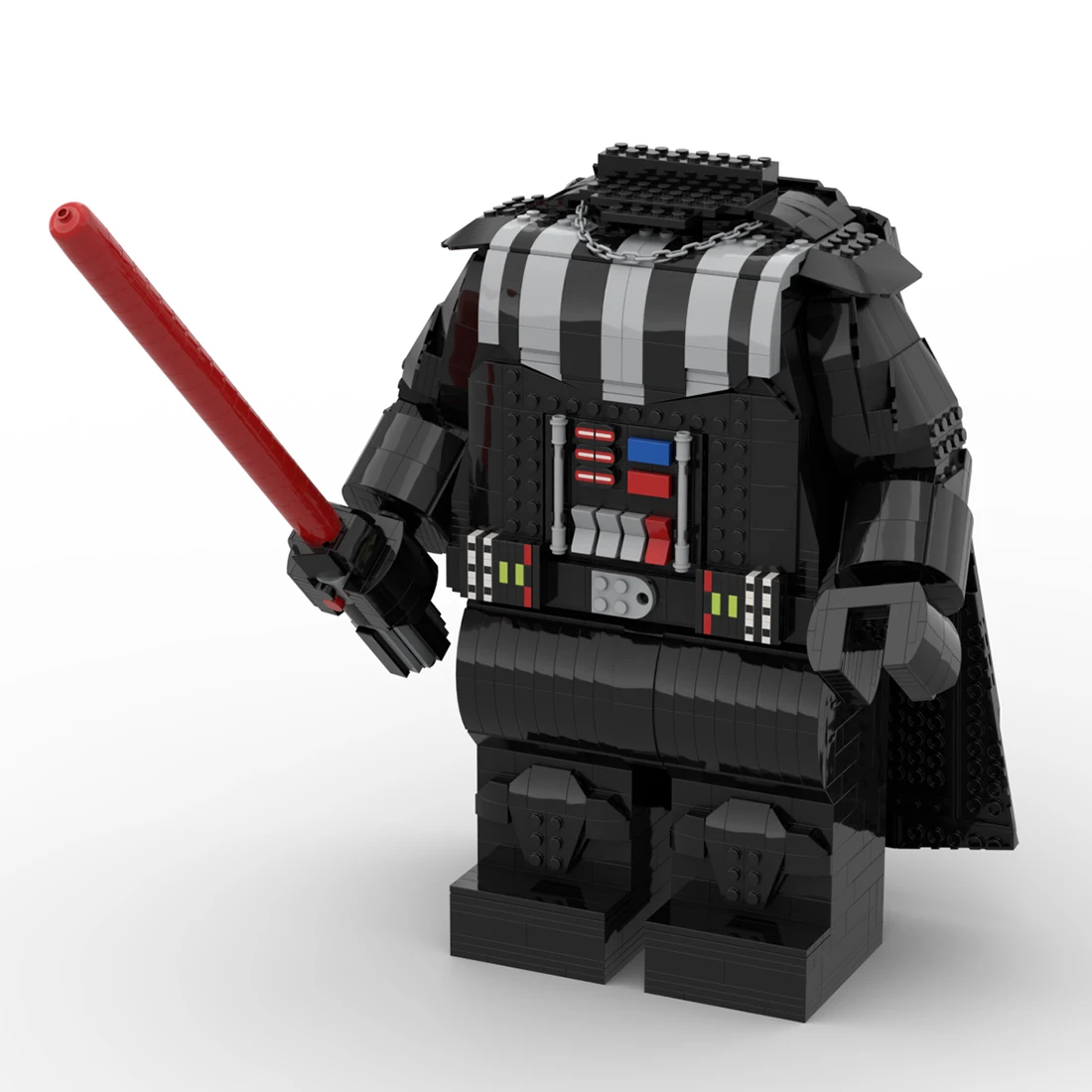 

Authorized MOC-88104 1888Pcs Assembling Ornament Building Block MOC War Helmet Body Support Parts Collected Model For 75304